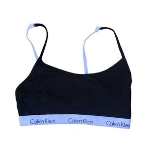 Calvin Klein Sports Bra Medium Black/White